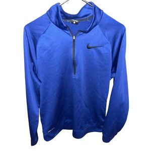 🩷 Nike Stride Men's Dri-FIT 1/4 Zip Running T Shirt SIZE SMALL BLUE